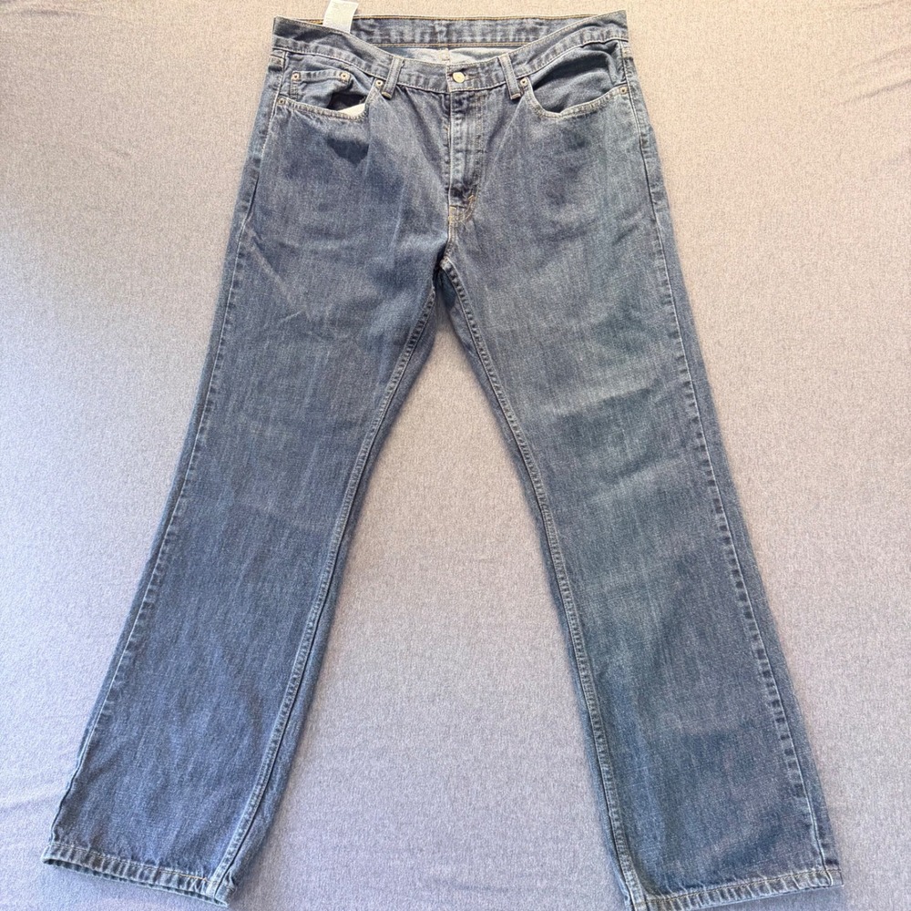 Levis 559 Relaxed Straight Jeans Mens 38x34 Medium Wash Blue Denim Pants